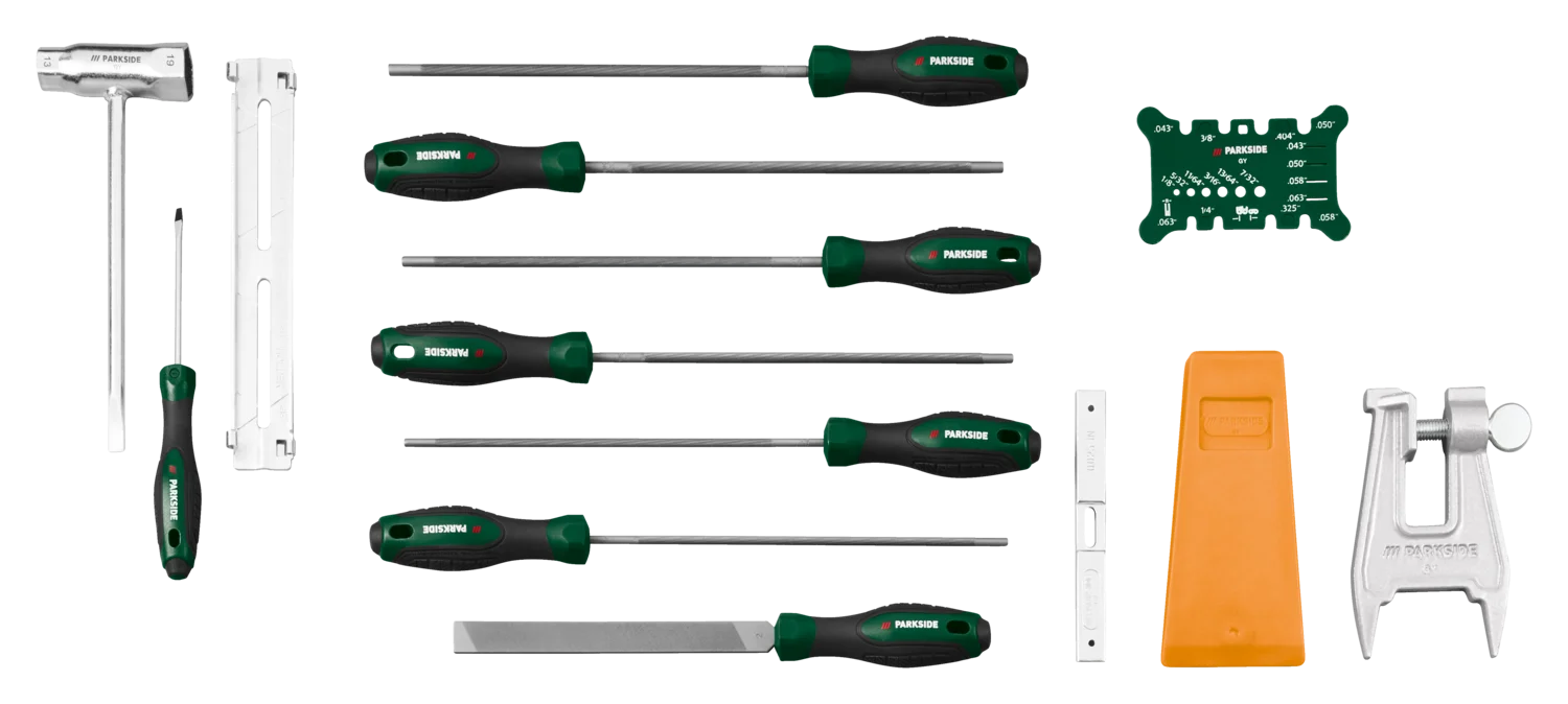 PARKSIDE® Kettensägen-Schärfset, 14-teilig – Bild 4 von 4