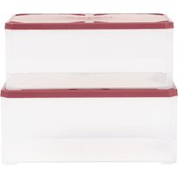 PARKSIDE® Kleinteilebox L, 2er-Set, mit separatem Deckel