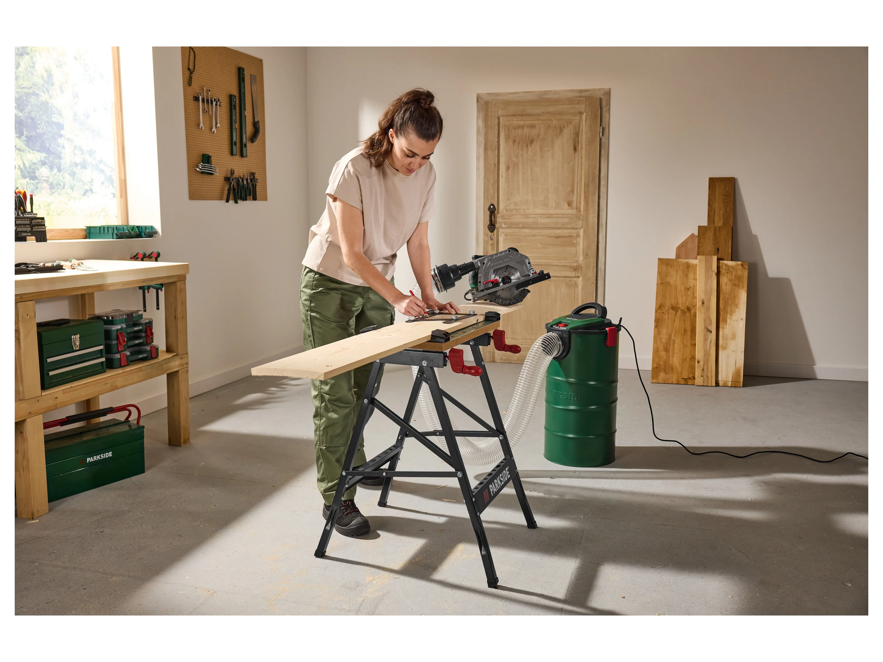 PARKSIDE® Multiwinkel-Messlineal / Dreieck mit Anschlagwinkel (Multiwinkel Messlineal) – Bild 2 von 3