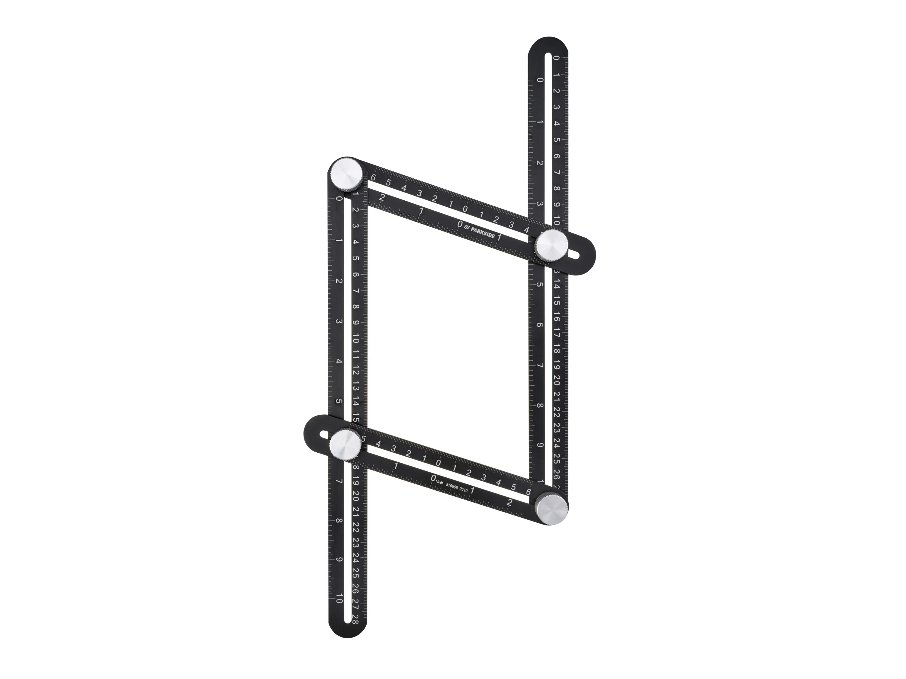 PARKSIDE® Multiwinkel-Messlineal / Dreieck mit Anschlagwinkel (Multiwinkel Messlineal) – Bild 3 von 3