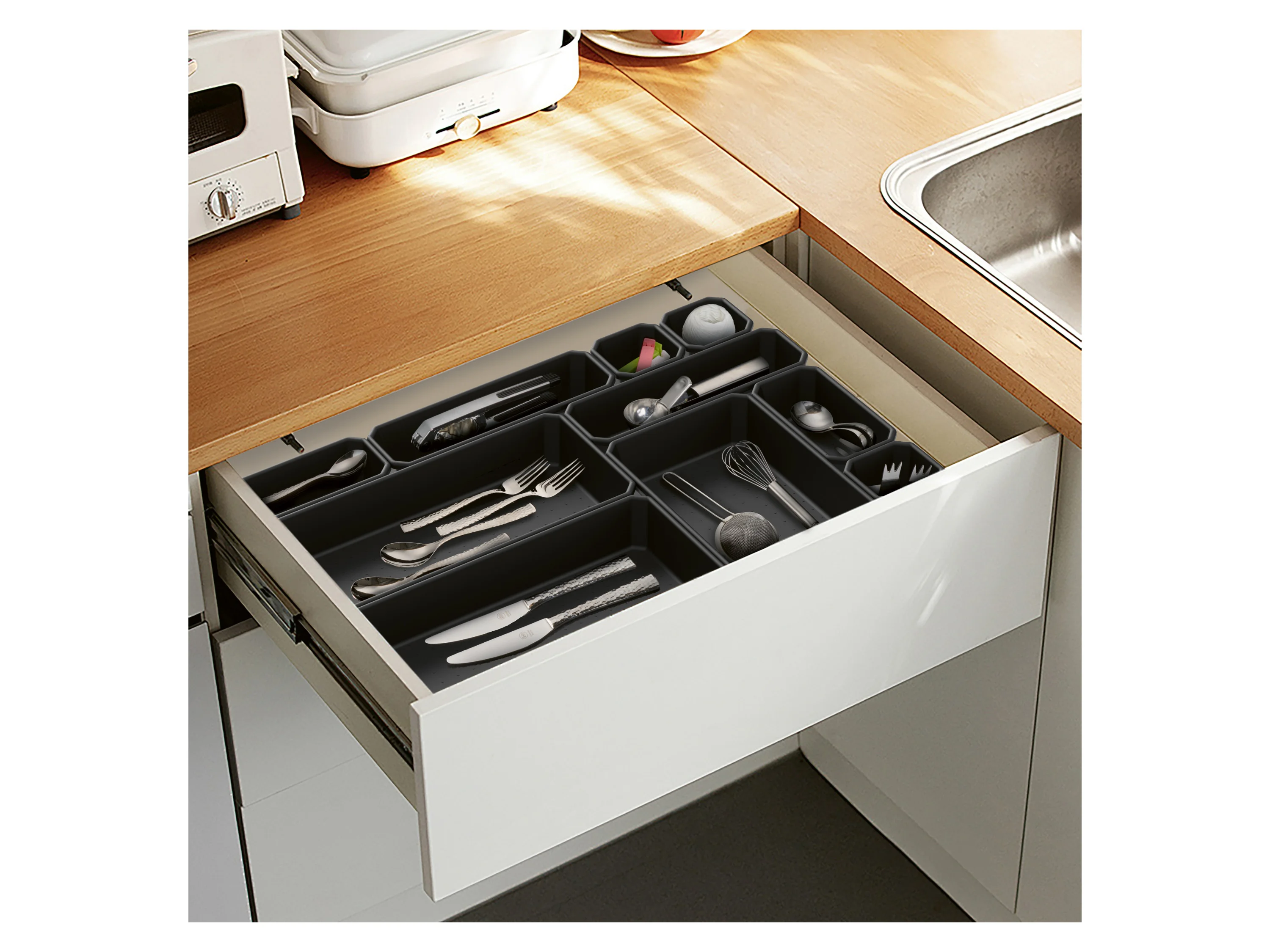 PARKSIDE® Organizer-Sortierschalen-Set, 20-teilig (Schwarz) – Bild 4 von 4
