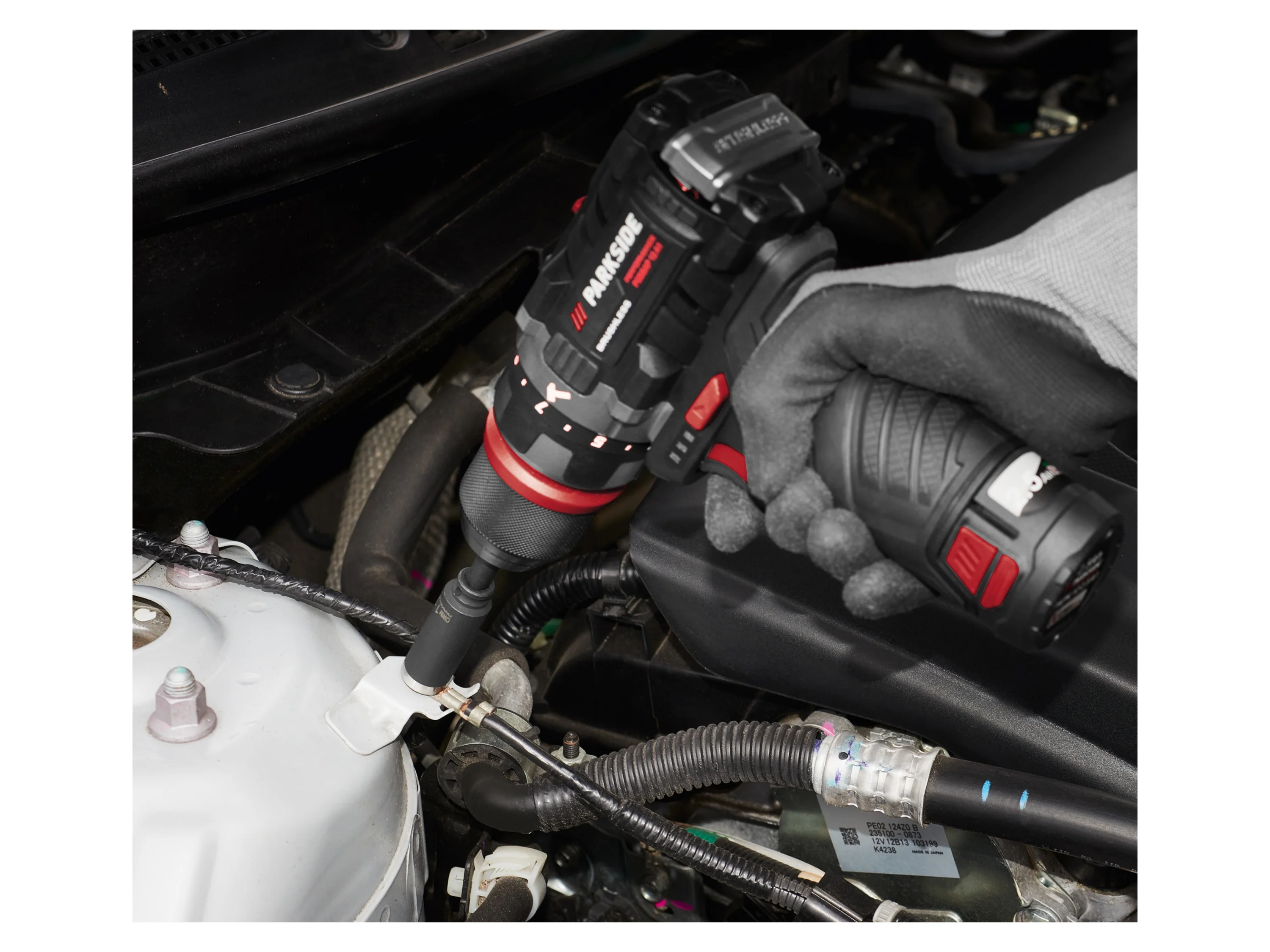 PARKSIDE PERFORMANCE® ¼ Zoll Schlagnuss-Set, für Elektro- und Handwerkzeuge – Bild 2 von 4