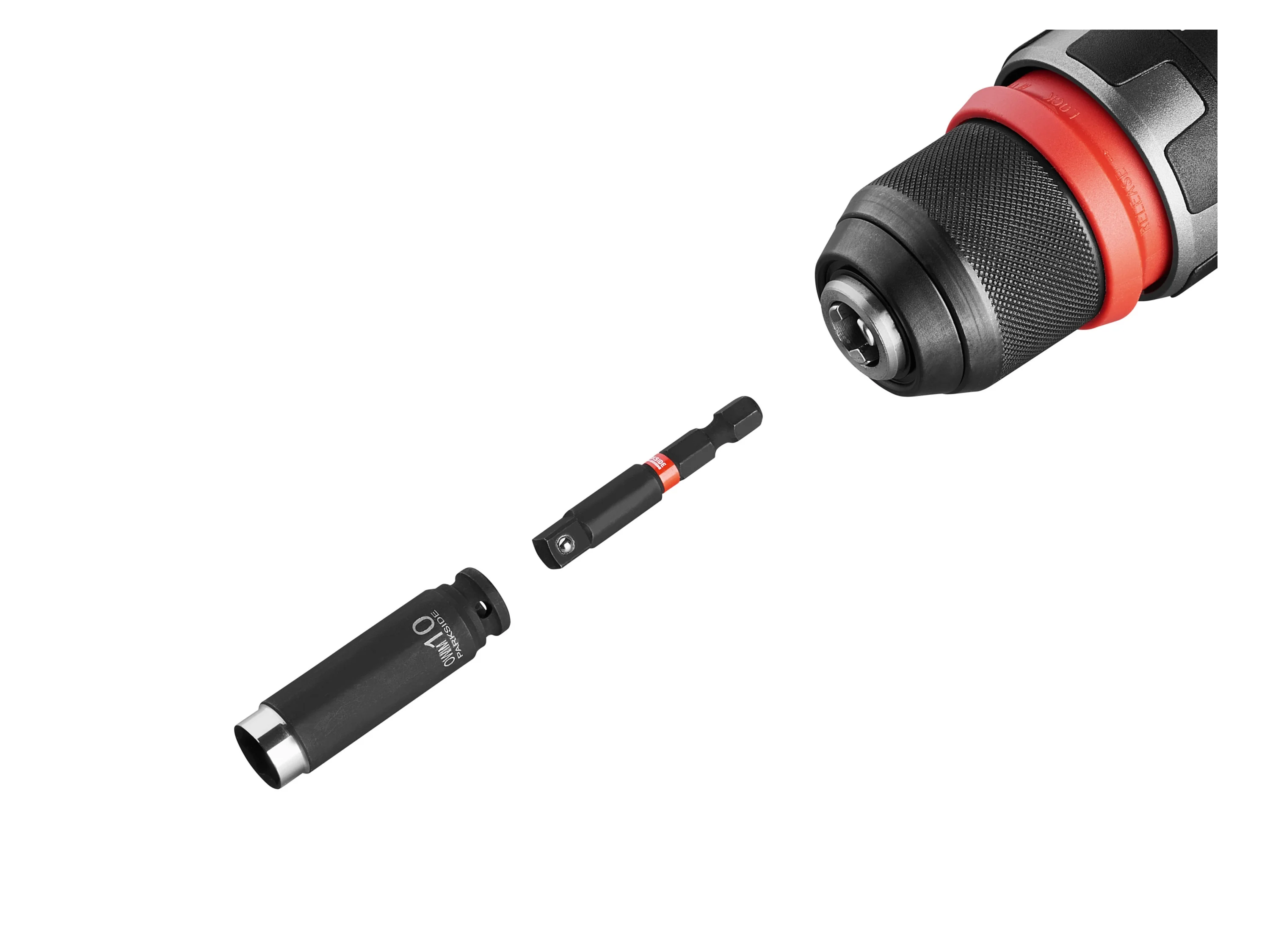 PARKSIDE PERFORMANCE® ¼ Zoll Schlagnuss-Set, für Elektro- und Handwerkzeuge – Bild 3 von 4