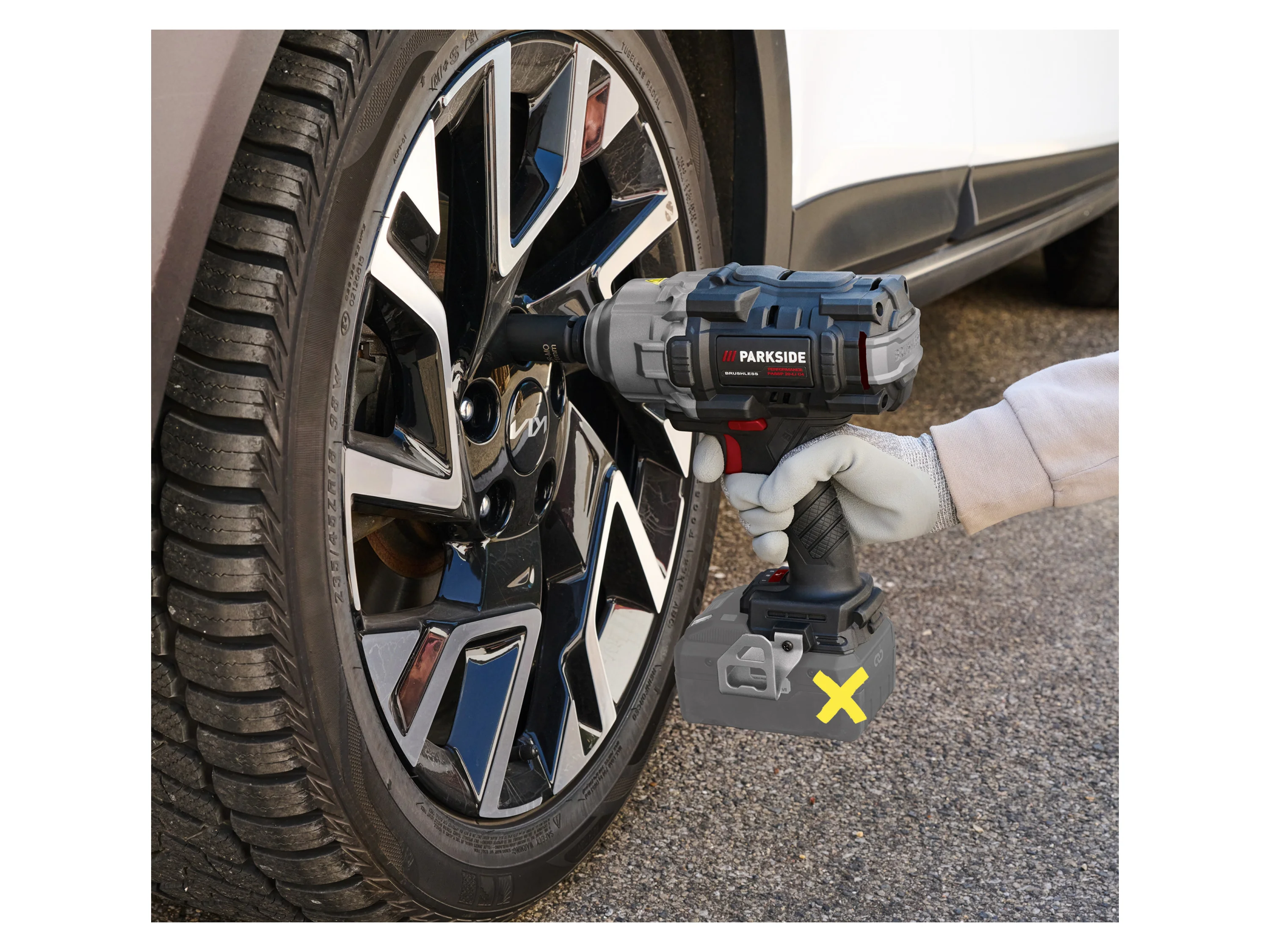 PARKSIDE PERFORMANCE® 20 V Akku-Drehschlagschrauber »PASSP 20-Li C4«, ohne Akku und Ladegerät – Bild 4 von 4