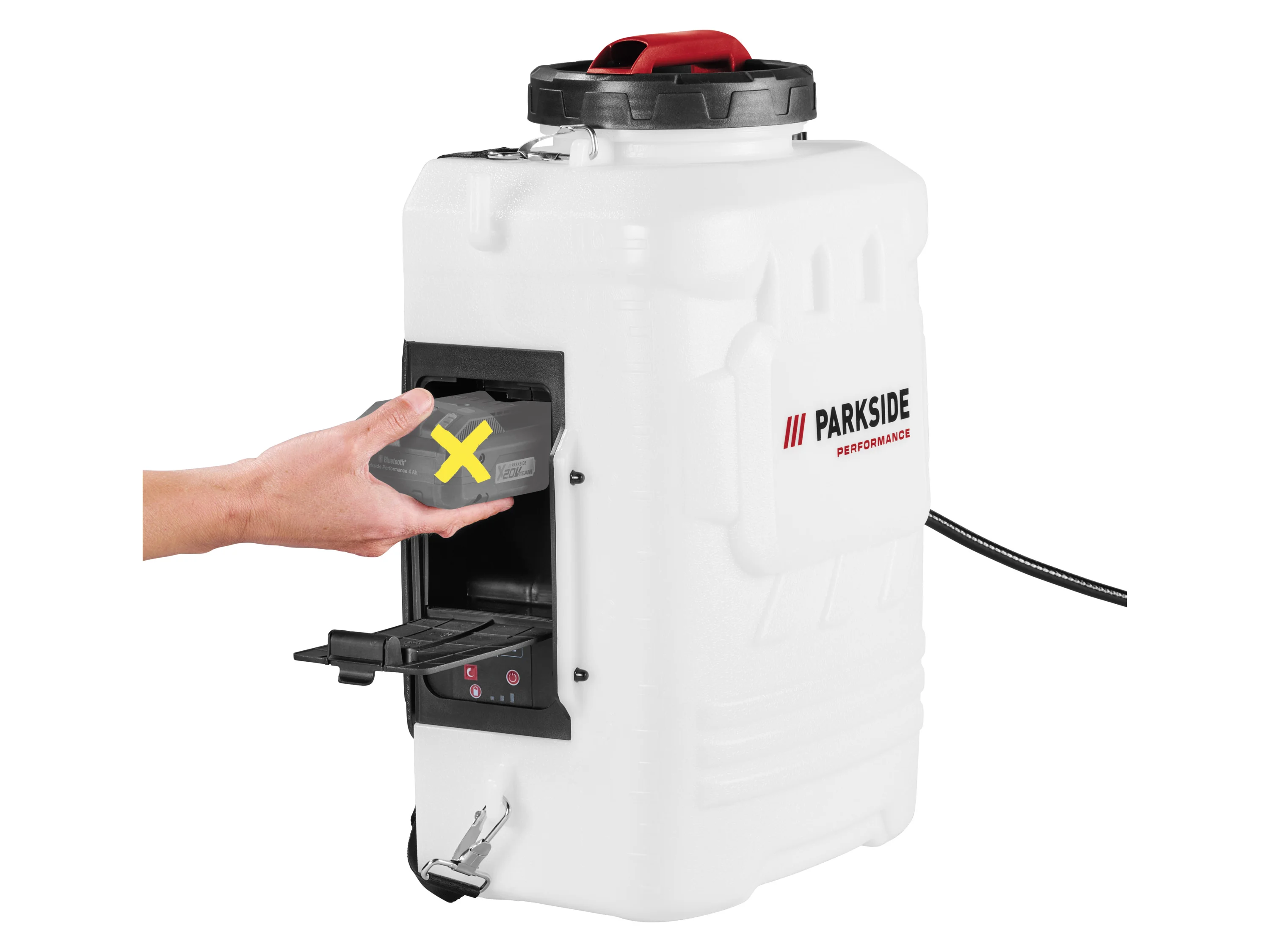 PARKSIDE PERFORMANCE® 20 V Akku-Rucksackdrucksprüher »PPARDS 16 D3«, ohne Akku und Ladegerät – Bild 4 von 4