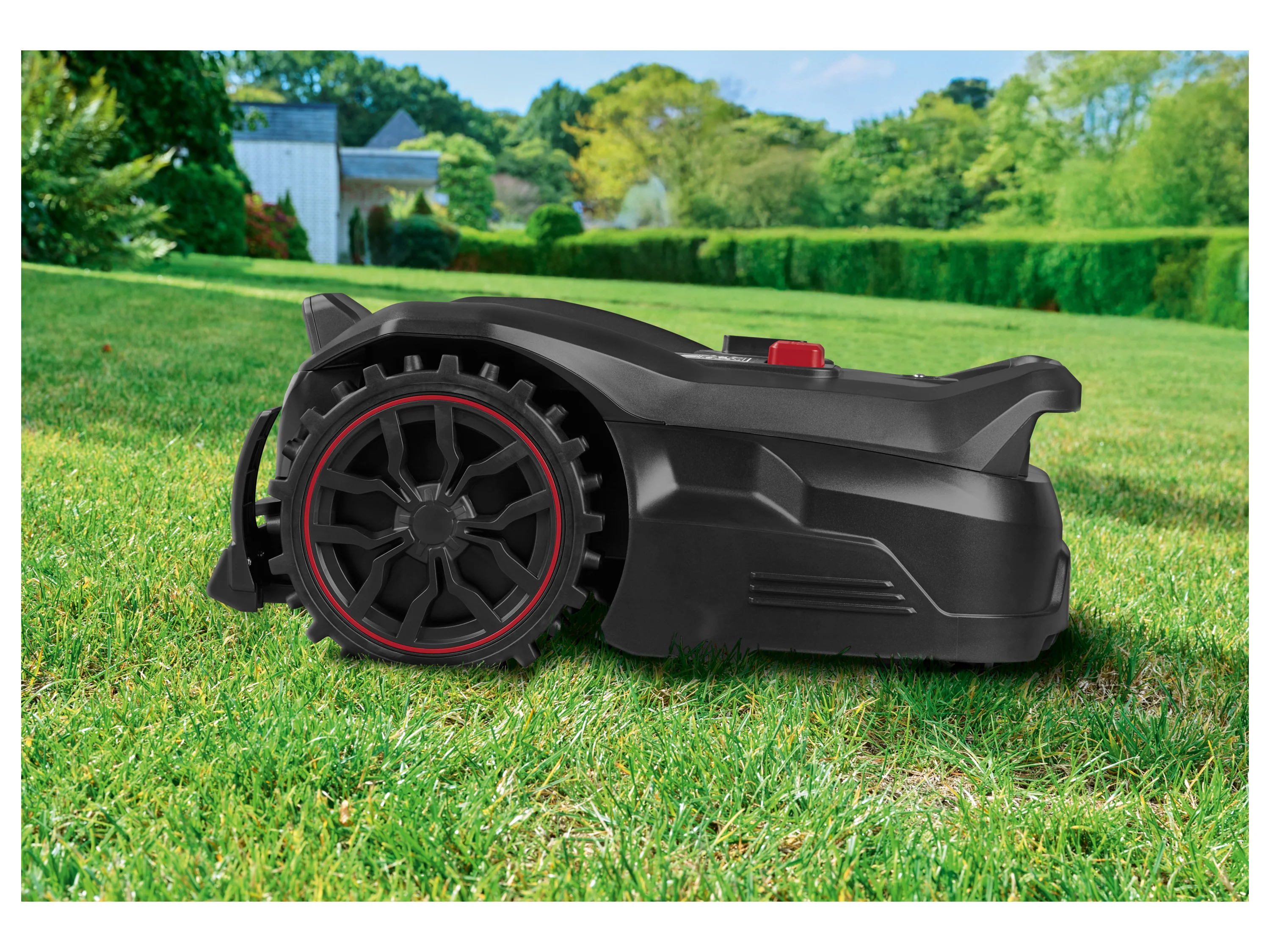 PARKSIDE PERFORMANCE® Akku-Mähroboter »PPAMR 1250 A1«, bis 1250 m² mit Akku, Ladestation und mit Kameraüberwachung ohne Begrenzungsdraht – Bild 2 von 4