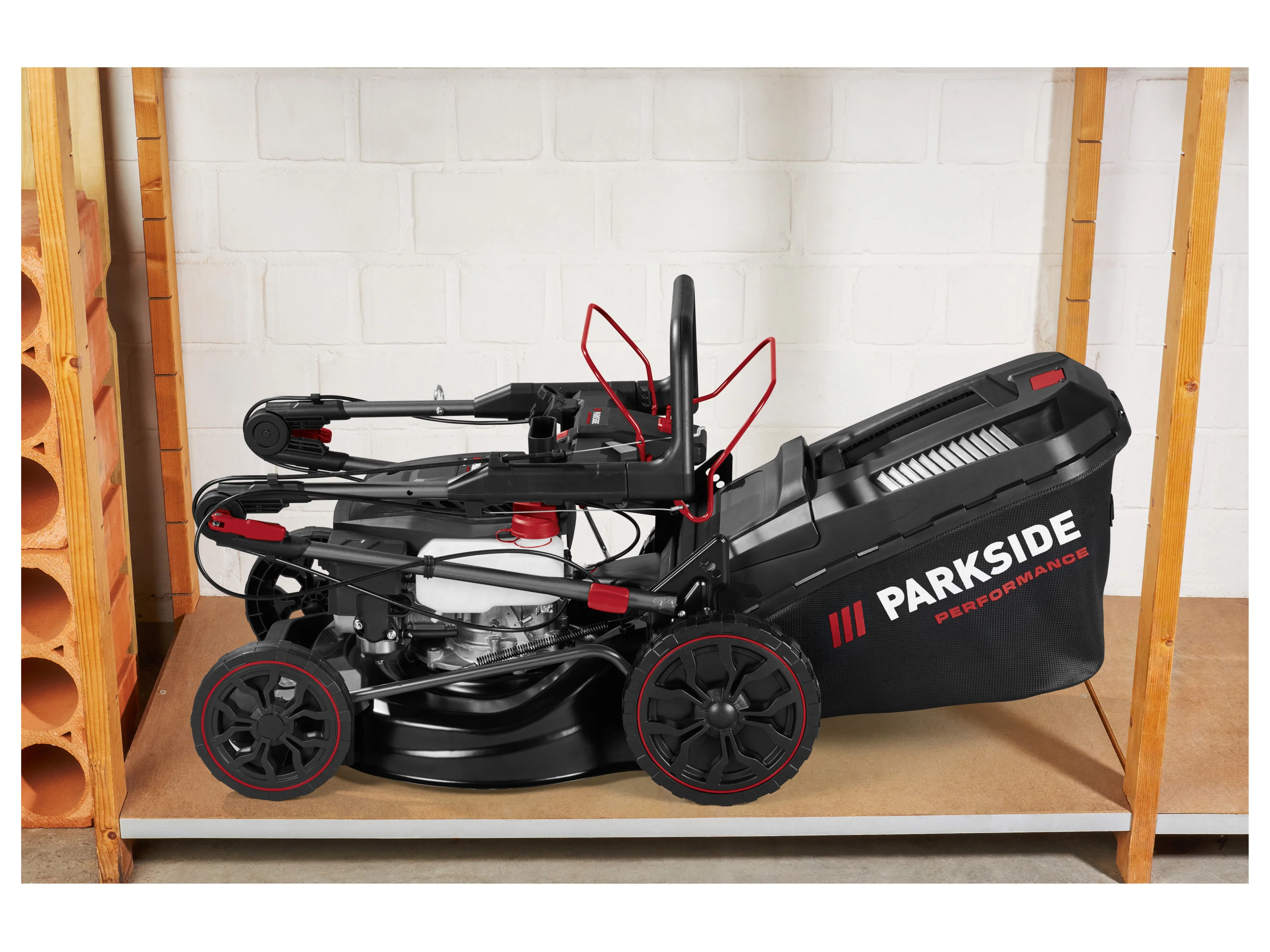 PARKSIDE PERFORMANCE® Benzin-Rasenmäher »PPBRM 46 B2« mit Elektrostarter-Akku und Ladegerät – Bild 4 von 4