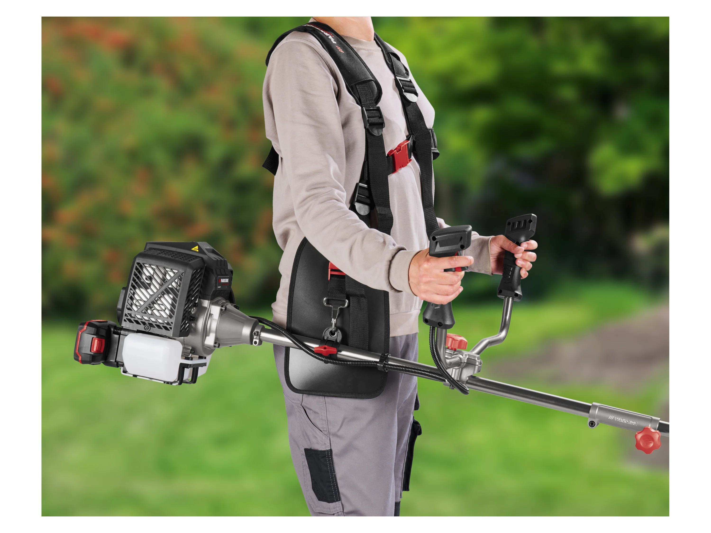 PARKSIDE PERFORMANCE® Benzin-Sense mit Elektrostart »PPBS 3 B2«, mit Akku und Ladegerät – Bild 2 von 4