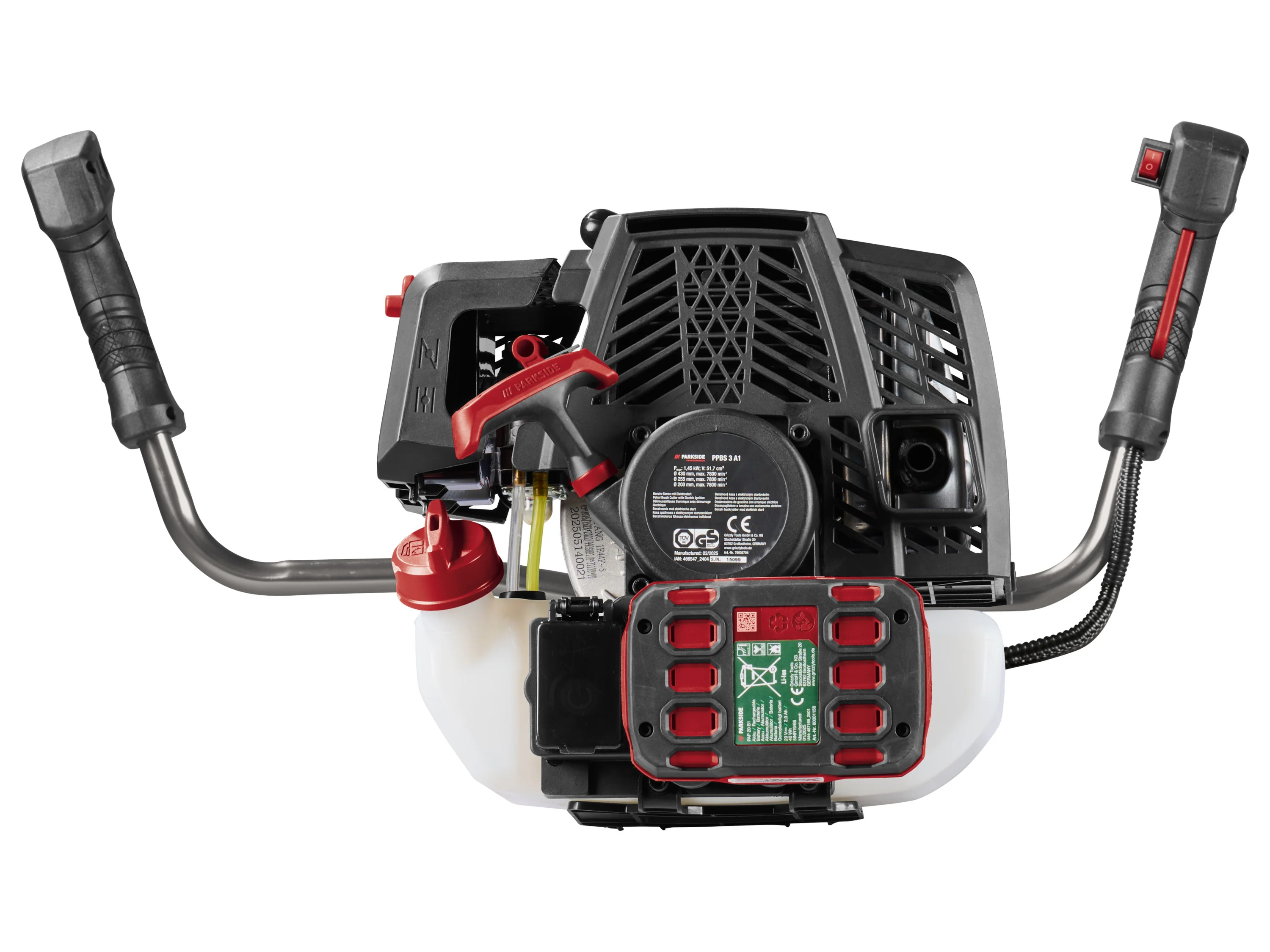 PARKSIDE PERFORMANCE® Benzin-Sense mit Elektrostart »PPBS 3 B2«, mit Akku und Ladegerät – Bild 4 von 4