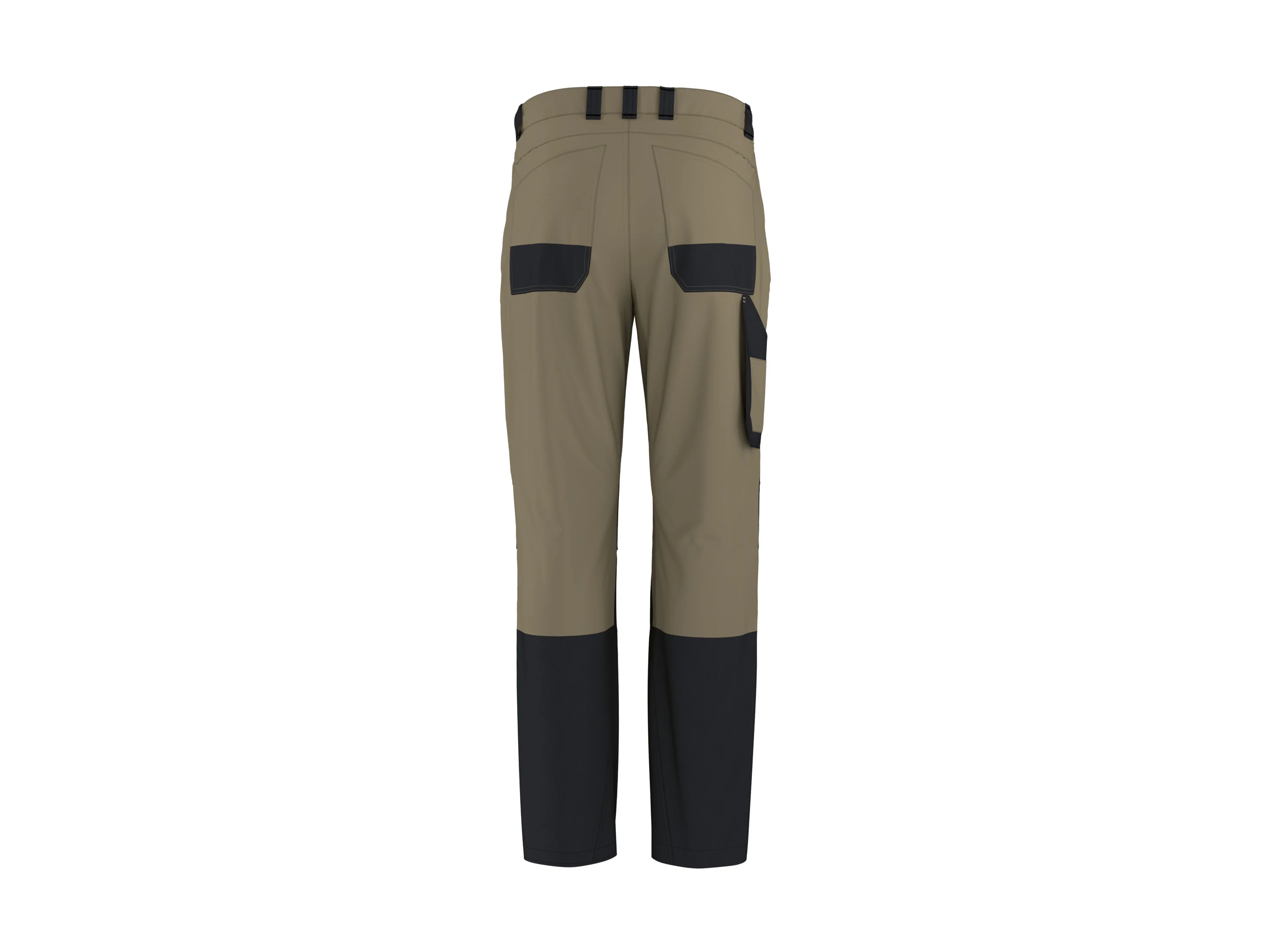 PARKSIDE PERFORMANCE® Herren Arbeitsbundhose, mit CORDURA® Knieverstärkung (Beige, 58) – Bild 3 von 3