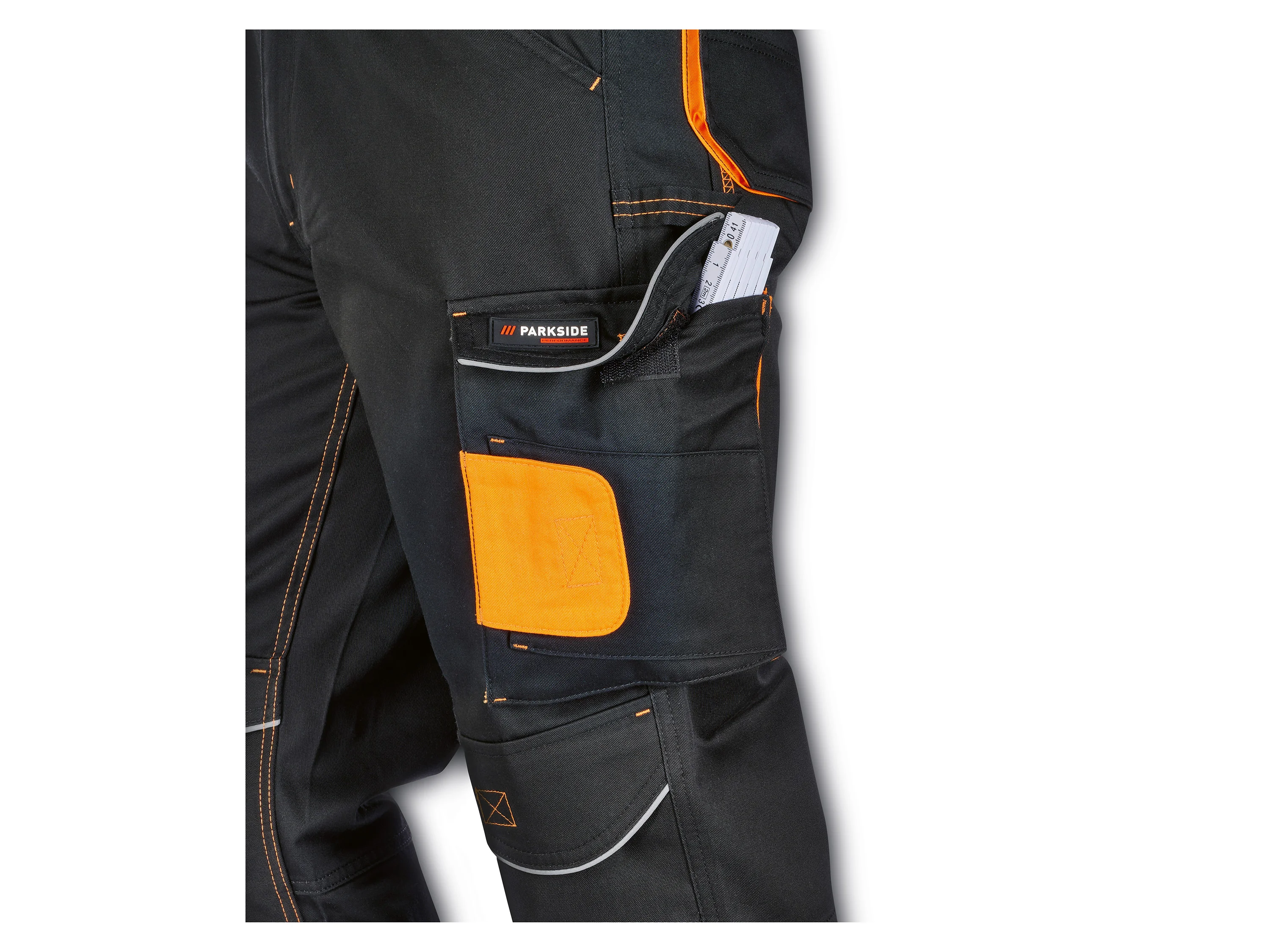 PARKSIDE PERFORMANCE® Herren Arbeitsbundhose (Schwarz, 58) – Bild 2 von 4
