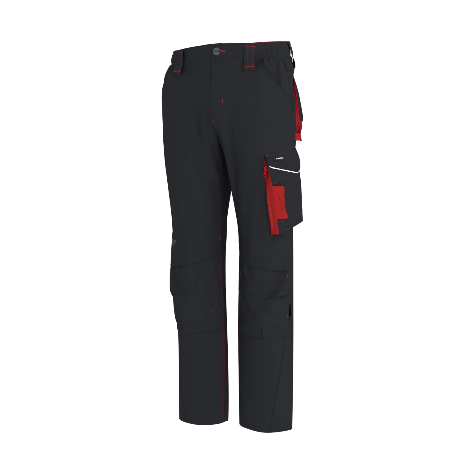 PARKSIDE PERFORMANCE® Herren Arbeitsbundhose (Schwarz, 48) – Bild 3 von 4