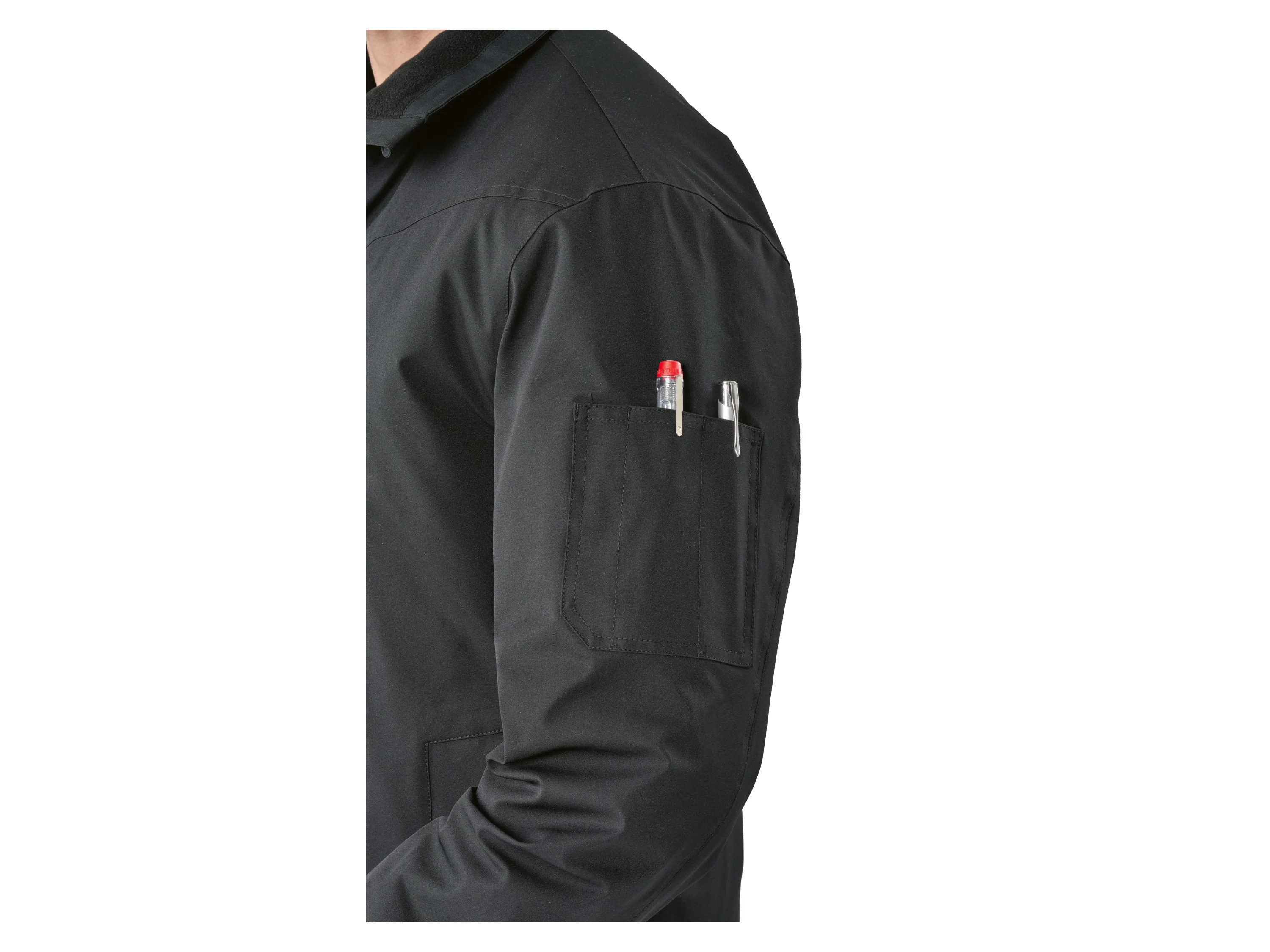 PARKSIDE PERFORMANCE® Herren Arbeitsjacke gefüttert (Schwarz, XL (56/58)) – Bild 3 von 4