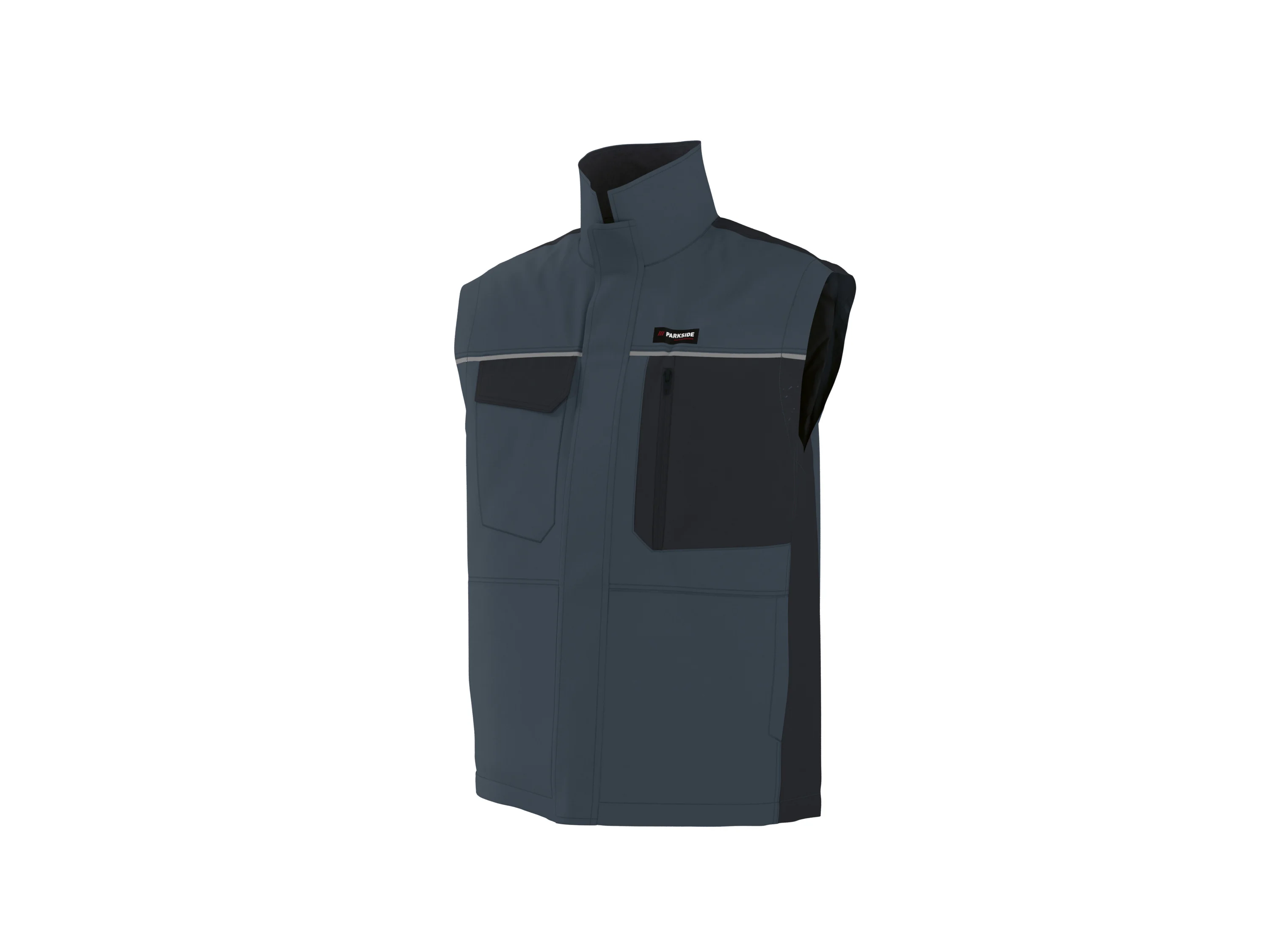 PARKSIDE PERFORMANCE® Herren Arbeitsweste (Navy, L (52/54)) – Bild 3 von 3