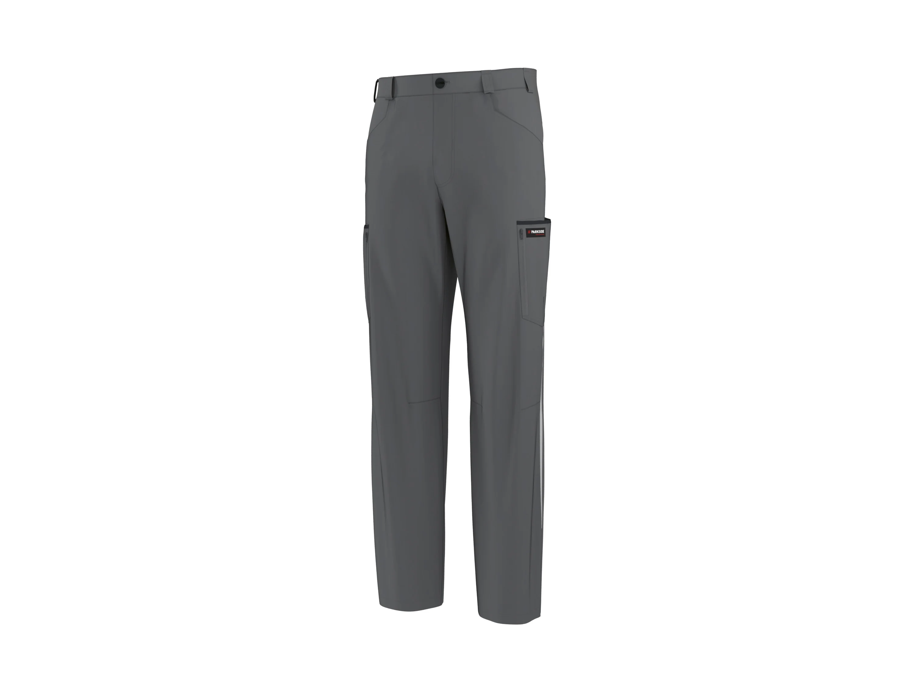 PARKSIDE PERFORMANCE® Herren Flexible Arbeitsbundhose (Grau, 48) – Bild 2 von 3