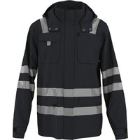 PARKSIDE PERFORMANCE® Herren Softshelljacke, reflektierend (Schwarz, M (48/50))