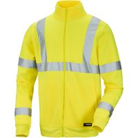 PARKSIDE PERFORMANCE® Herren Warnschutz Sweatjacke / Herren Sweatjacke (Gelb, S (44/46))