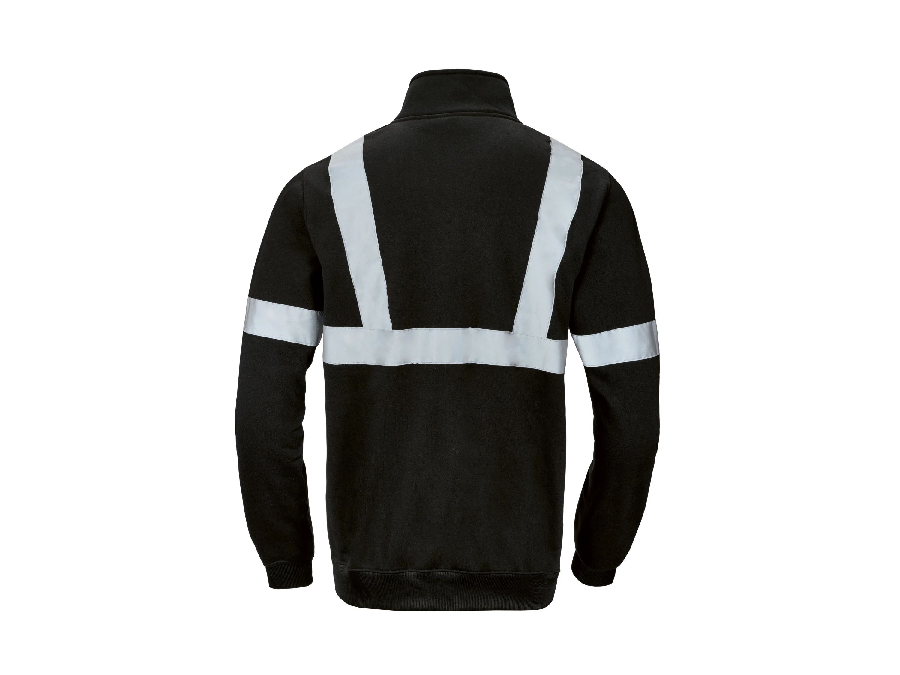 PARKSIDE PERFORMANCE® Herren Warnschutz Sweatjacke / Herren Sweatjacke (Schwarz, M (48/50)) – Bild 4 von 4
