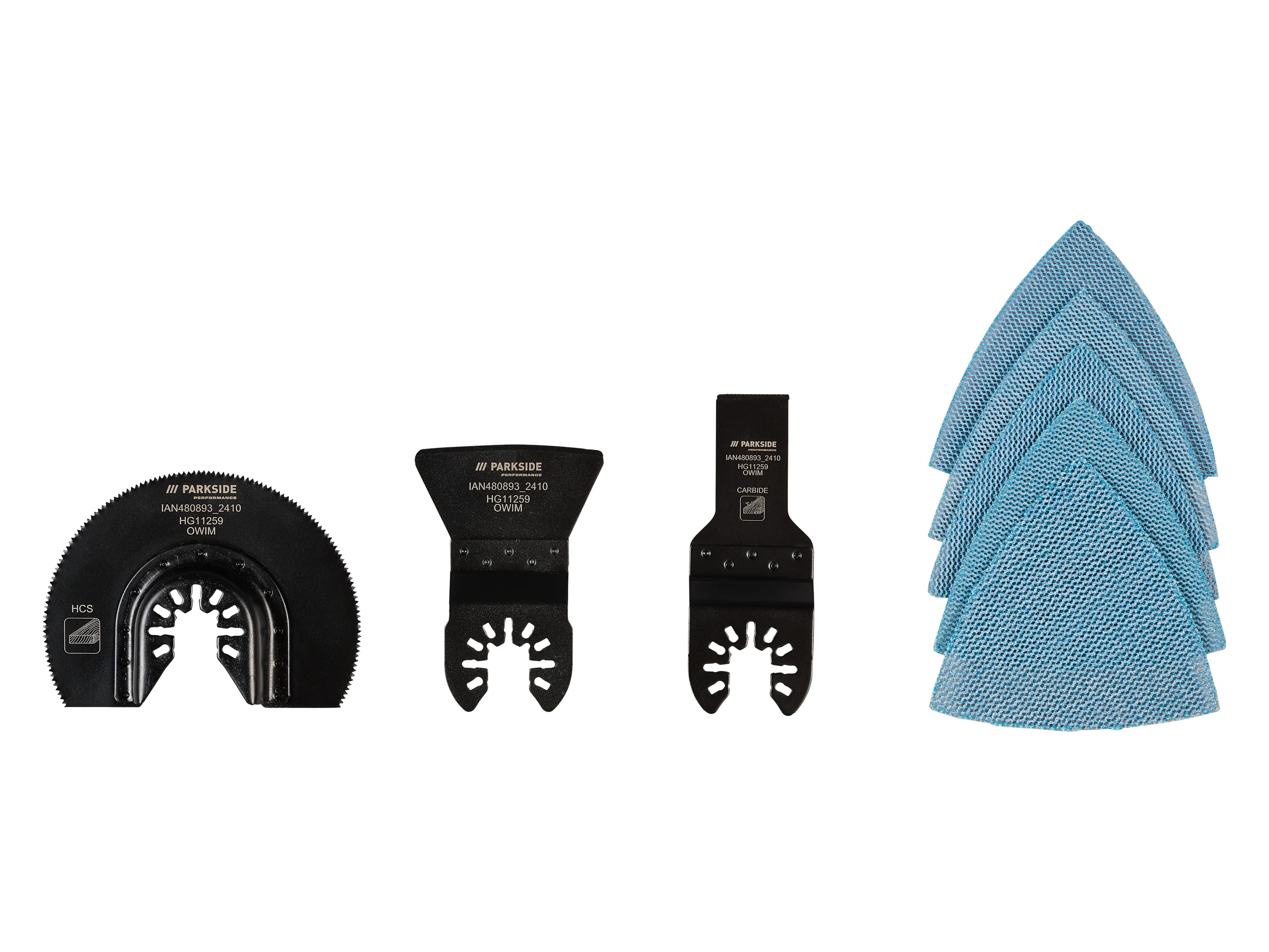 PARKSIDE PERFORMANCE® Multifunktionswerkzeug-Zubehör, 4-teilig / 8-teilig (Holzbearbeitung) – Bild 2 von 4