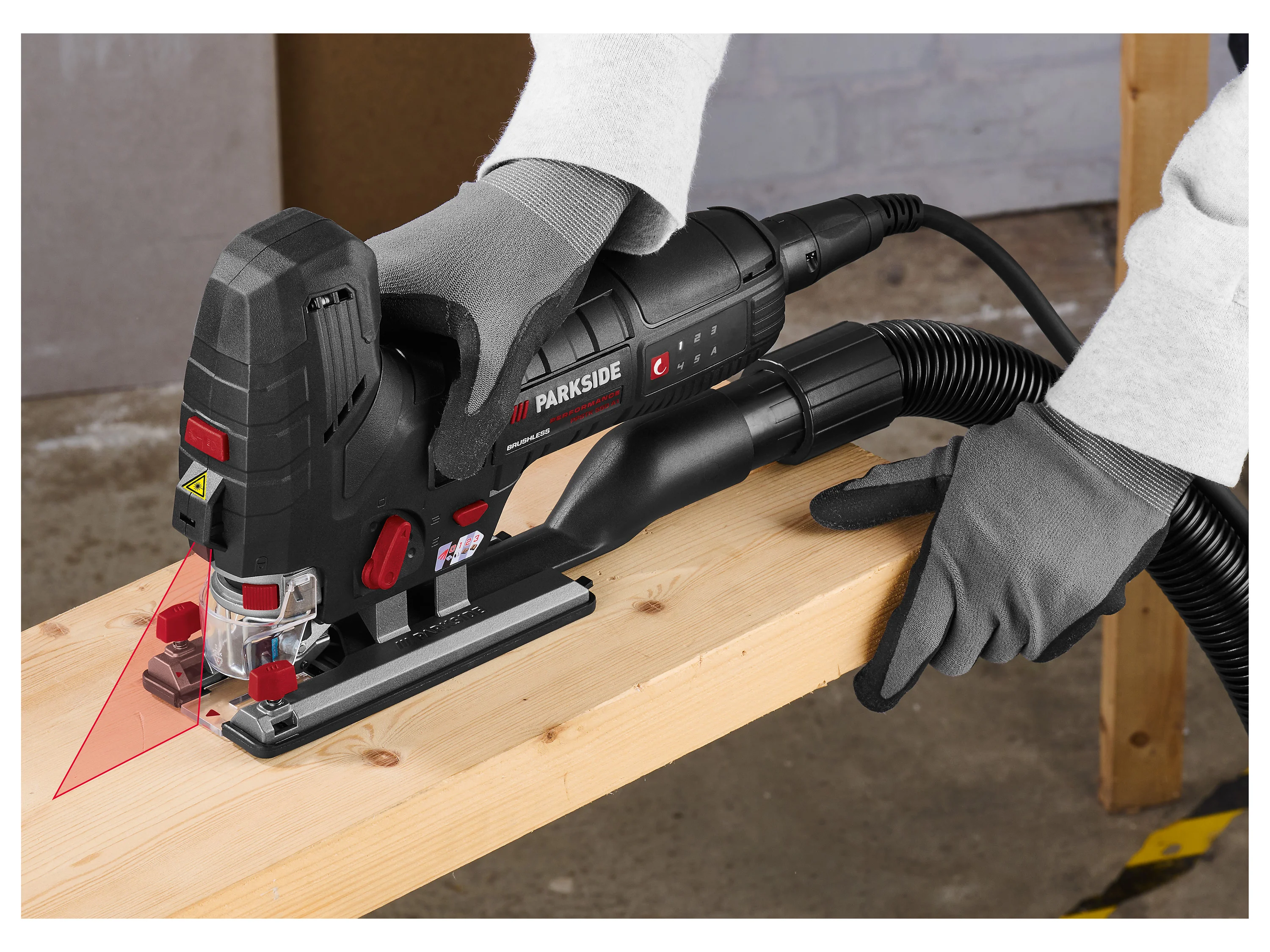 PARKSIDE PERFORMANCE® Pendelhubstichsäge »PPSTK 550 A1« – Bild 2 von 4