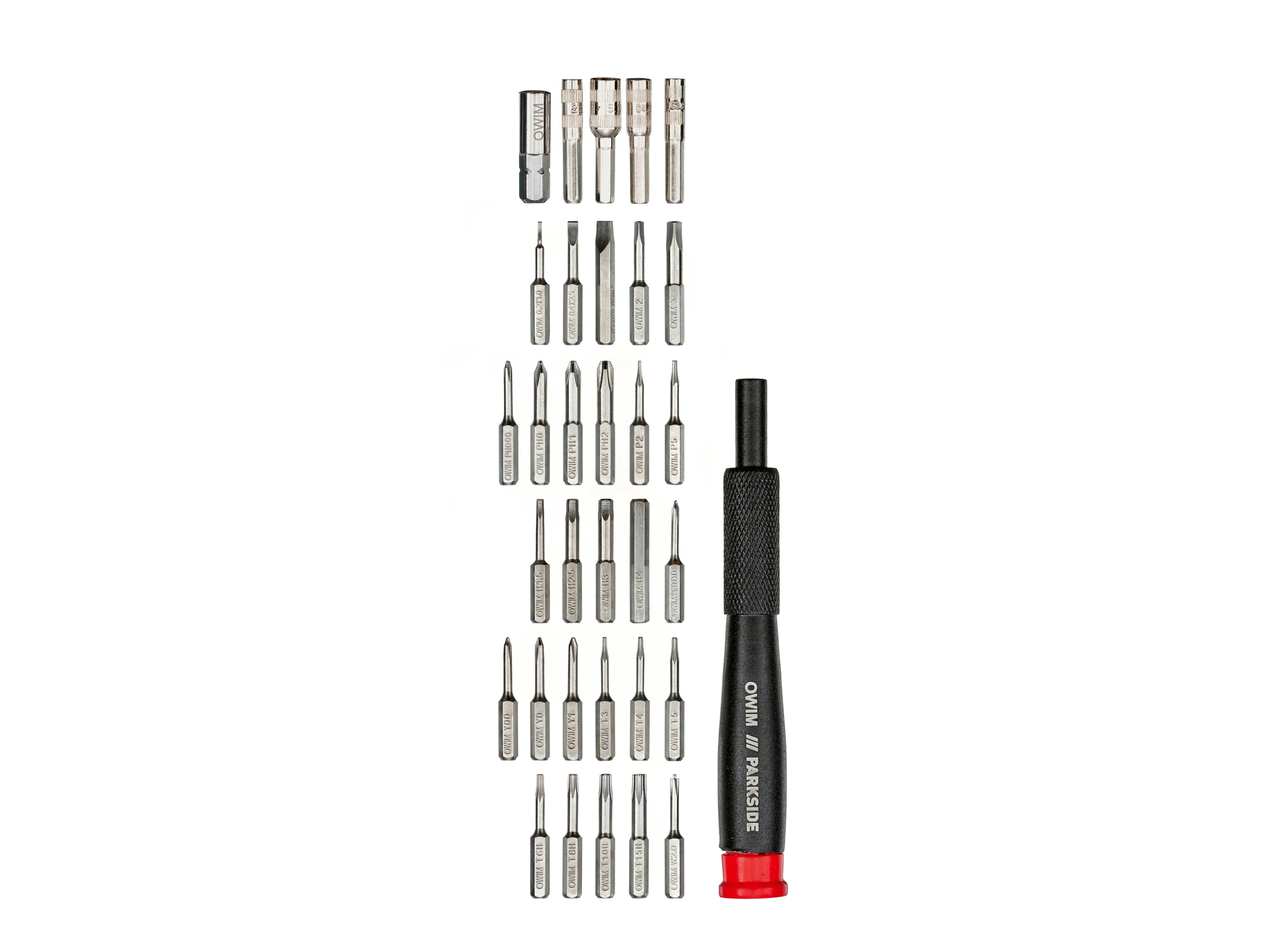 PARKSIDE® Präzisionsschraubendreher-Set, 33-teilig / Feinmechanikerzangen-Set, 5-teilig (Präzisions-Schraubendreher-Set) – Bild 4 von 4