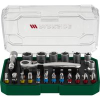 PARKSIDE® Ratschen-Bit- und Steckschlüssel-Set / Bit-Set / Ratschen-Schraubendreher-Bit- und Steckschlüssel-Set (Ratschen Bit Set)