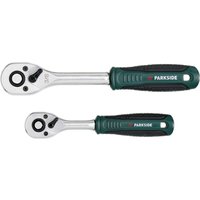 PARKSIDE® Ratschenset 2tlg., Steckschlüsseleinsätze 20tlg. (Ratschenset 2tlg.)