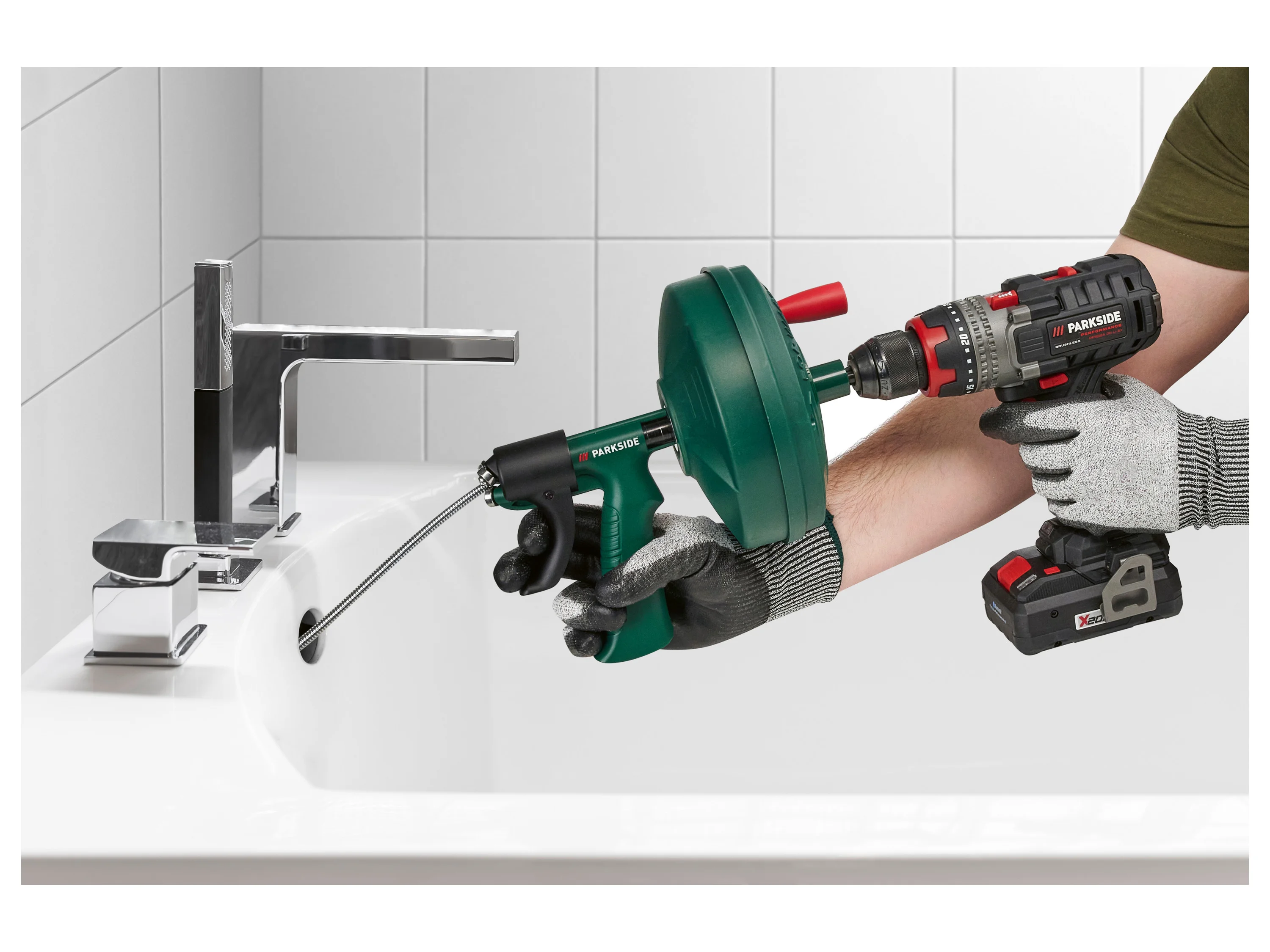 PARKSIDE® Rohrreinigungsspirale, 2 in 1 – Bild 2 von 4