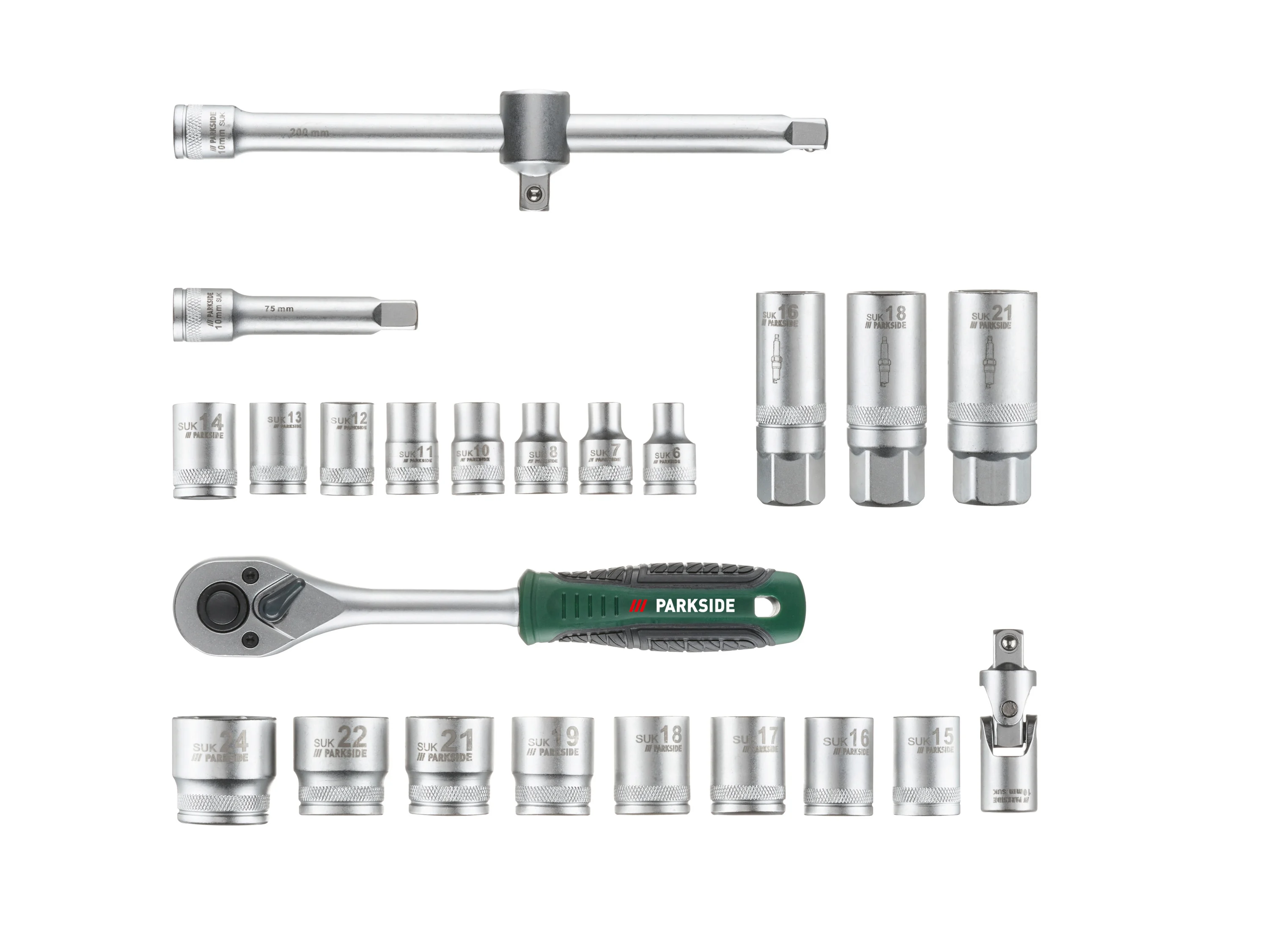 PARKSIDE® Steckschlüssel-Satz, 24-teilig – Bild 2 von 4