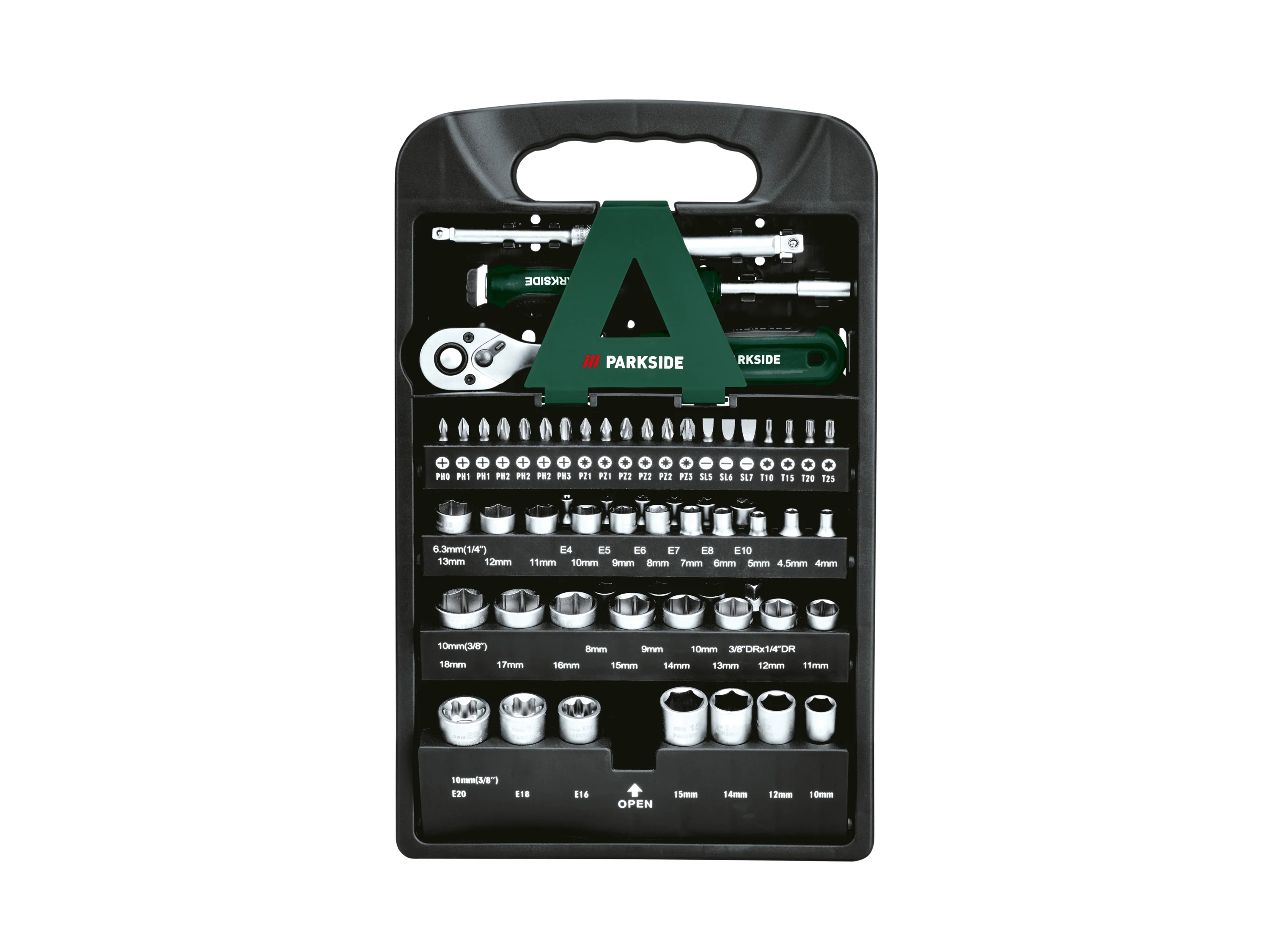 PARKSIDE® Steckschlüssel-Satz, 61-teilig – Bild 2 von 3
