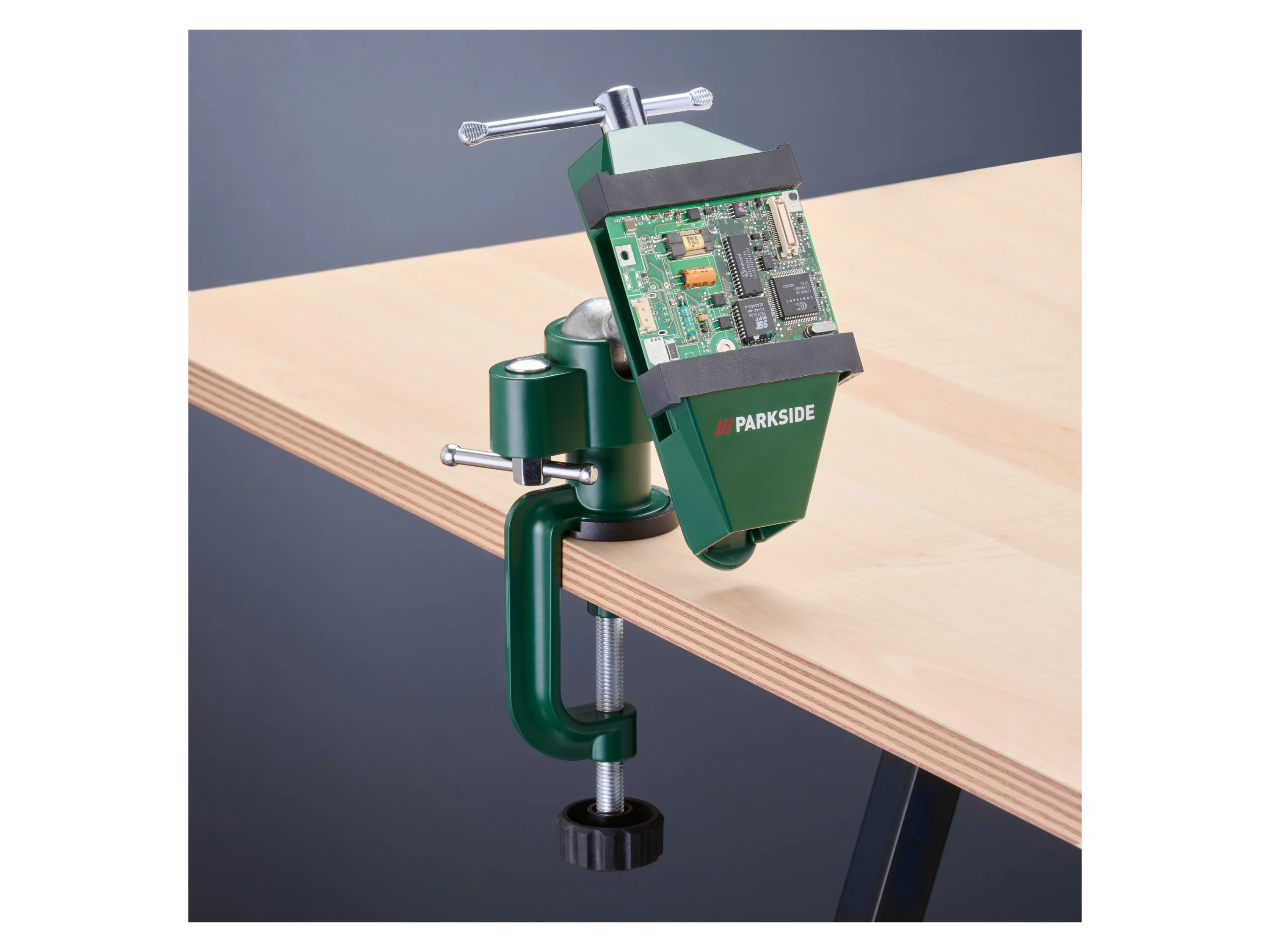 PARKSIDE® Universal-Tischschraubstock, mit auswechselbarem Werkzeugkopf – Bild 3 von 4