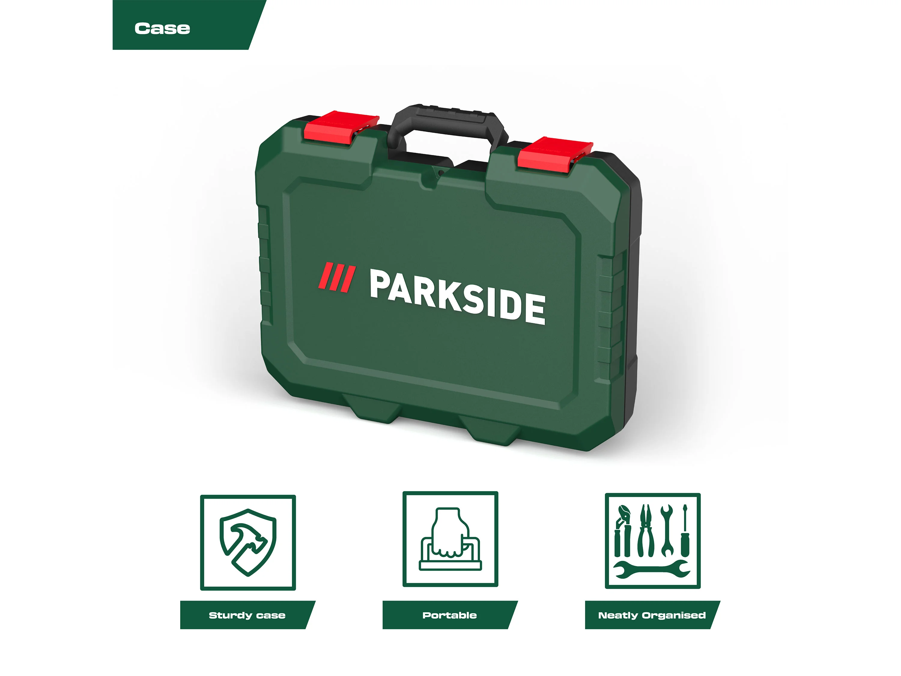PARKSIDE® Werkzeugkoffer, 90-teilig – Bild 3 von 4