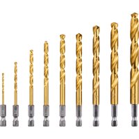 PARKSIDE® Winkelbithalter / Impact-Bohrer-Set (Impact-Bohrer-Set 9tlg.)