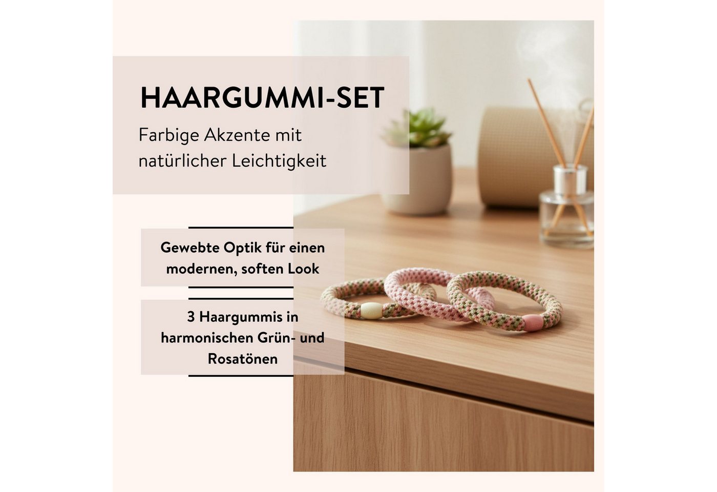PARSA Beauty Haargummi Lovely, mehrfarbig Haargummi · 3 Stk – Bild 3 von 5