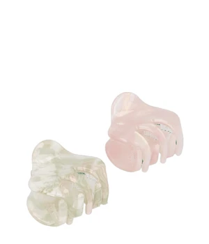 PARSA Beauty Haarklammer Harmony, rosa, grün Haarspangen · 2 Stk