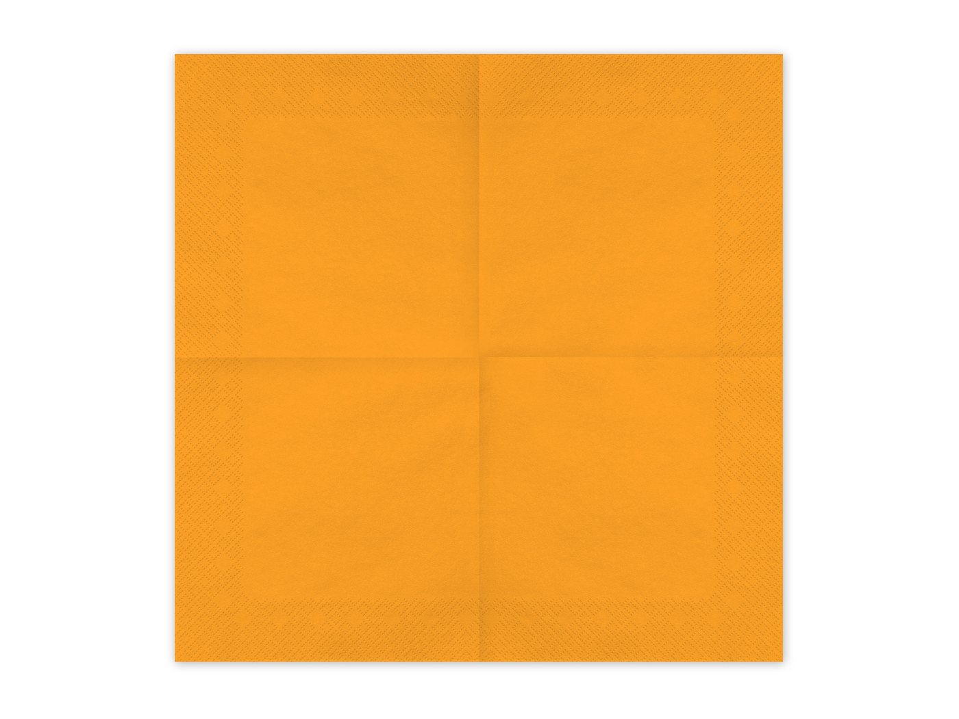 partydeco Papierserviette, Servietten Papier 33x33cm 2-lagig 20 Stück Orange – Bild 2 von 5