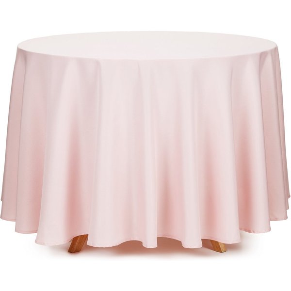partydeco Tischdecke, Tischdecke rund 230cm Rosa