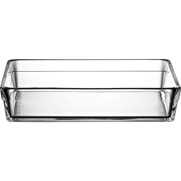 Pasabahce Auflaufform Rechteckig Glas Auflaufform Backform 29cm x20cm x6cm / 2,5L, Glas