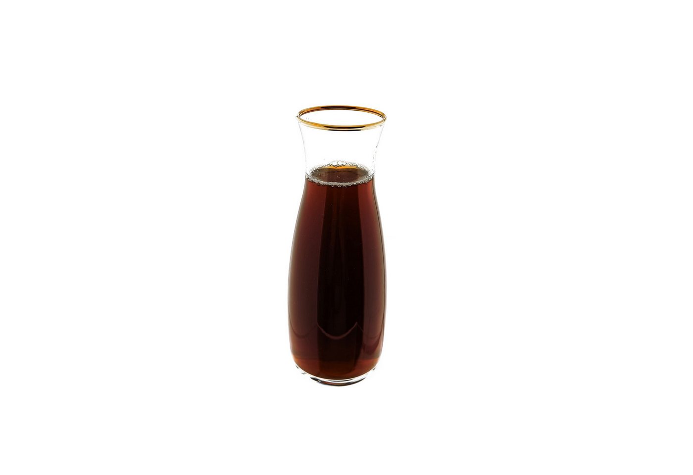 Pasabahce Karaffe Amphora Golden Touch aus Glas mit eleganter Goldumrandung – 335 ml, (1-tlg) – Bild 2 von 5