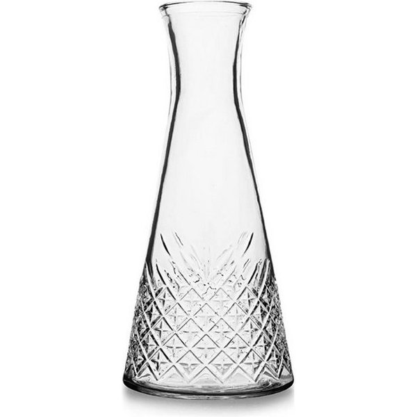 Pasabahce Karaffe Timeless, (1-tlg), mit Deckel aus hochwertigem Glas - 940 ml