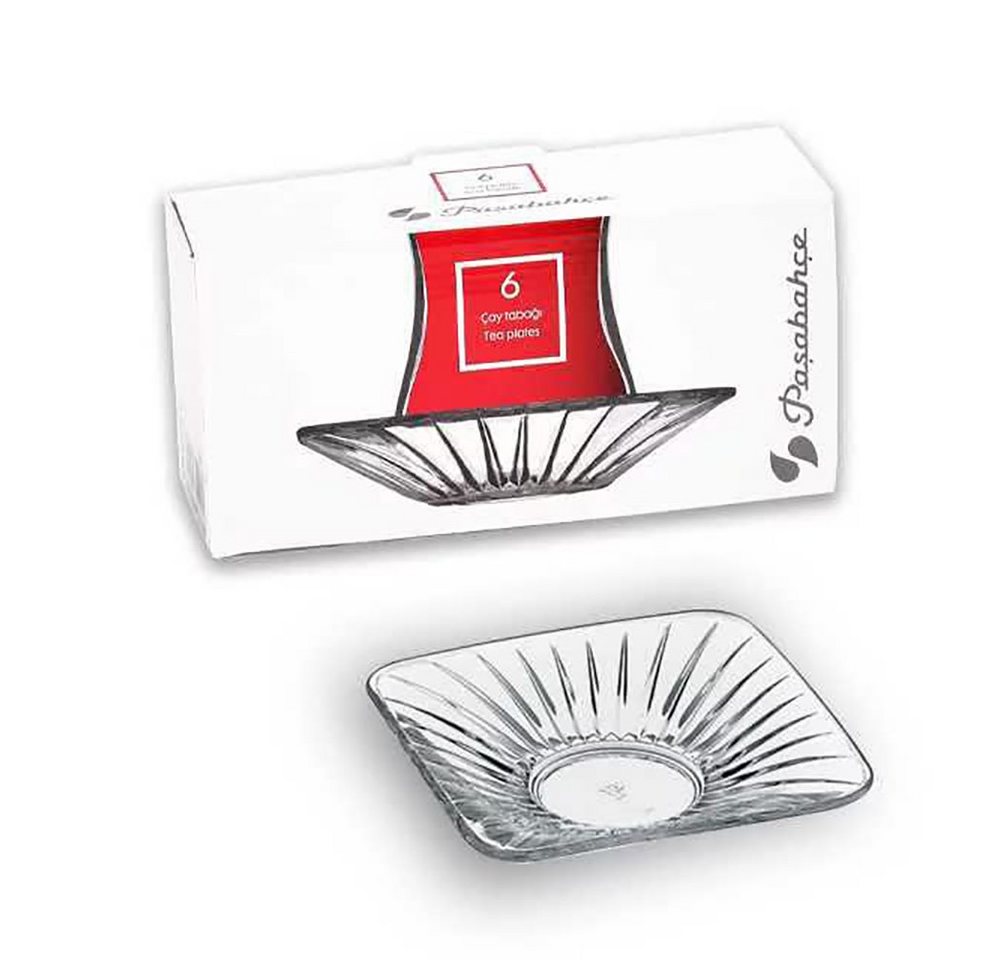 Pasabahce Tassenuntersetzer Untersetzer 54321 Unterteller 6er Set Cay Tabagi, 6-tlg. – Bild 2 von 2
