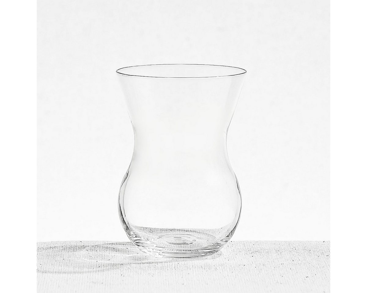 Pasabahce Teeglas 12 Teiliges Teeservice Set, 6x Teegläser, 6x Unterteller aus Glas – Bild 4 von 5