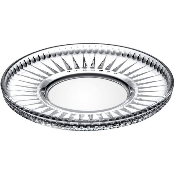 Pasabahce Teeglas Elysia Untersetzer in Kristalloptik - ø13 cm - 6 teiliges Set, 6-tlg., Glas, 6-teilig