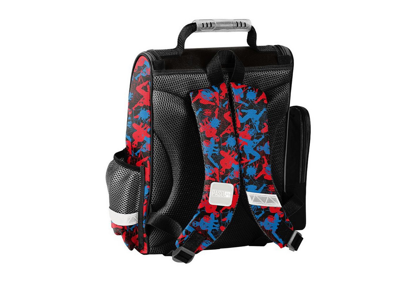 PASO Schulrucksack Mega-Set Spider-Man Schulset 6-tlg. (Schulranzen + Turnbeutel + Federmäppchen + Lunchbox + Trinkflasche + Sporttasche, 6-tlg) – Bild 5 von 5