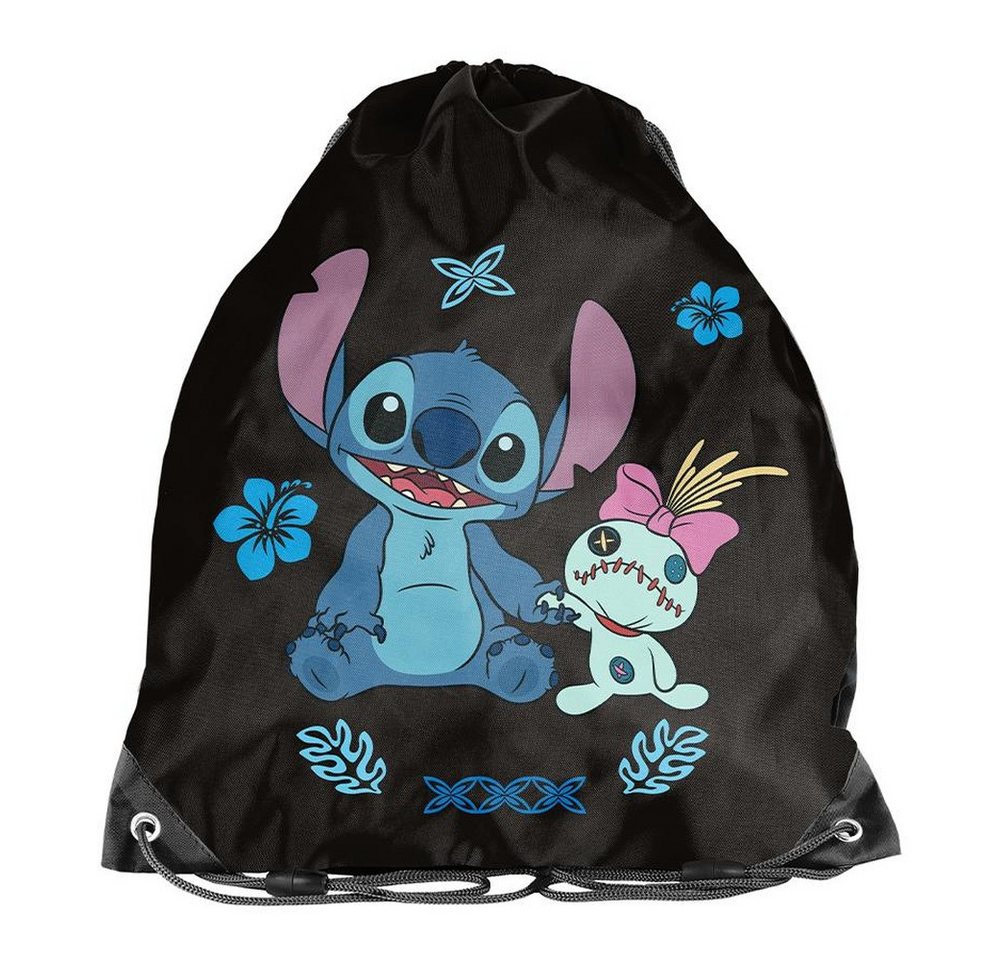 PASO Schulrucksack (Schulset, 5-tlg), Lilo & Stitch Mega Set 5-teilig – Schwarz – Bild 5 von 5