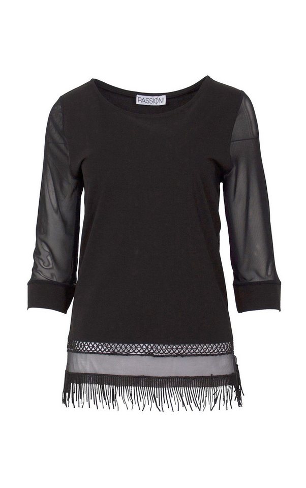Passioni 3/4-Arm-Shirt mit Fransen – Bild 2 von 3