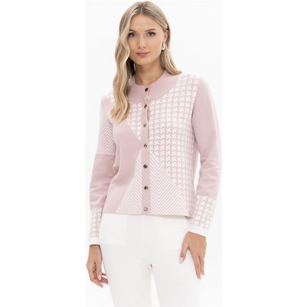 Passioni Cardigan mit abstraktem Muster
