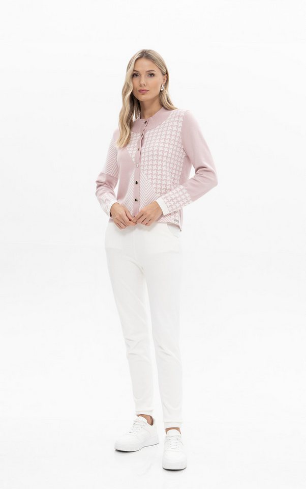 Passioni Cardigan mit abstraktem Muster – Bild 2 von 3