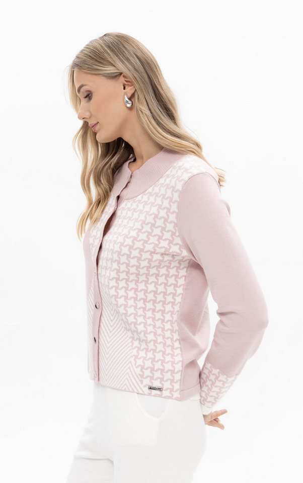 Passioni Cardigan mit abstraktem Muster – Bild 3 von 3