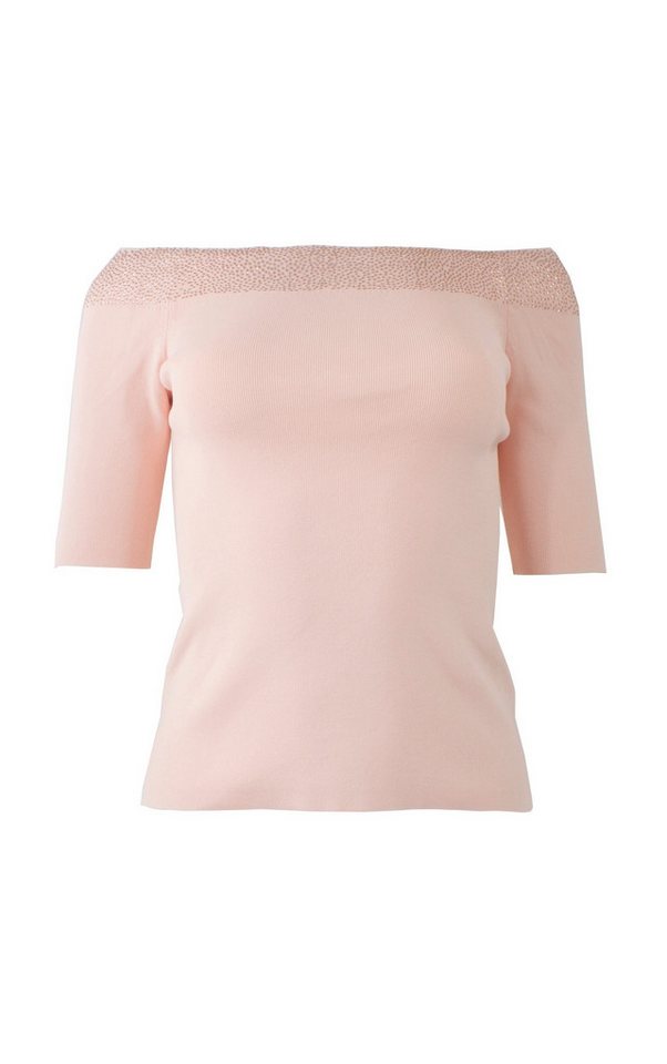 Passioni Carmenpullover mit Glitzerndem Ausschnitt Modern Fit – Bild 3 von 4